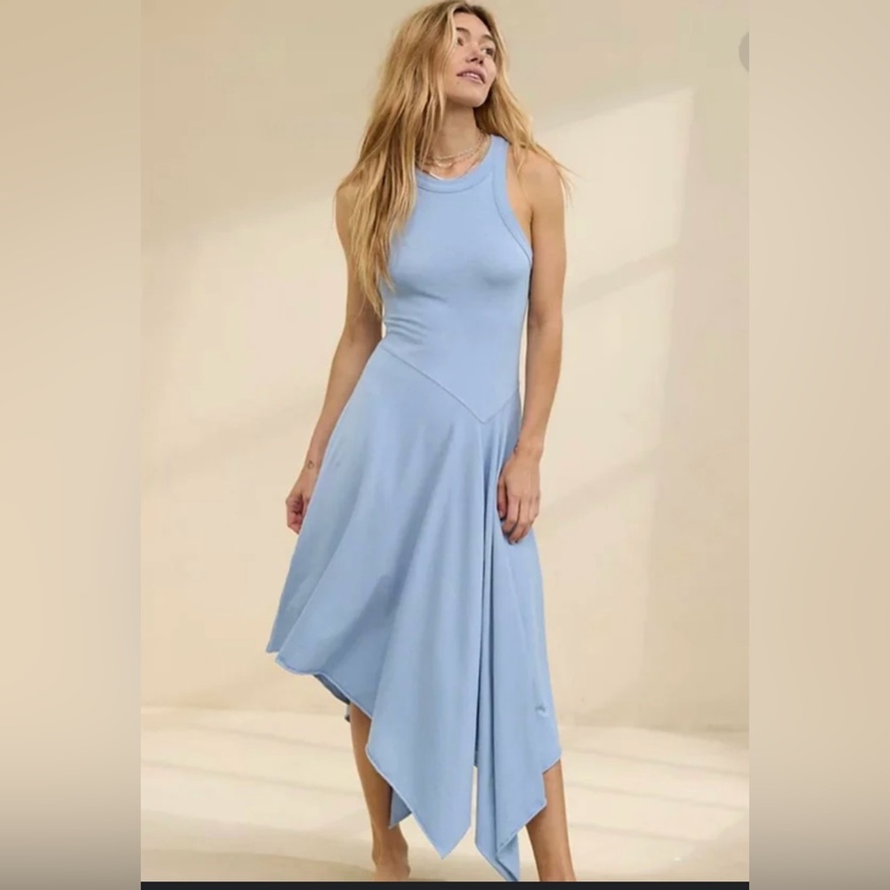 NWT Aerie Tank Asymmetric Midi Dress. Size XL